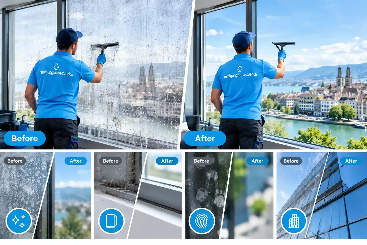 So läuft Ihre Fensterreinigung ab
